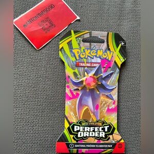 Pokémon TCG Mega Evolution Perfect Order sleeves pack